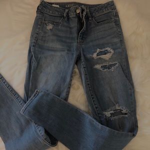 American Eagle High Rise Skinny Jeans